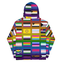 Unisex Pride Flag Hoodie