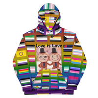 Unisex Pride Flag Hoodie