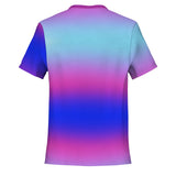 Iridescent Gradient Pocket T-Shirt