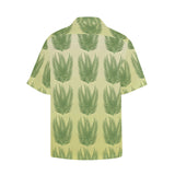 Hawaiian Leaves Shirt with Chest Pocket