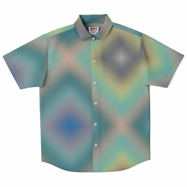 Psychedelic Gradient Button Down Shirt