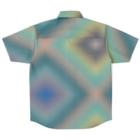 Psychedelic Gradient Button Down Shirt