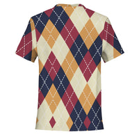 Color Palette Argyle Pocket T-shirt