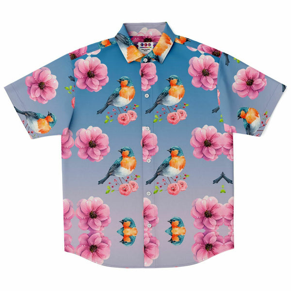 Birdie Flowers Button Down Shirt