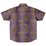 Gold Leaf Pattern Button Down