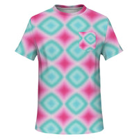 Psychedelic Gradient Pocket T-Shirt