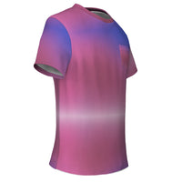 Iridescent Gradient Pocket T-Shirt