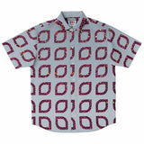 Navette Pattern Button Down Shirt