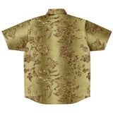 Gold Leaf Pattern Button Down