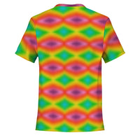 Psychedelic Gradient Pocket T-Shirt