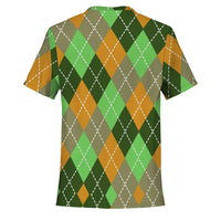 Color Palette Argyle Pocket T-shirt