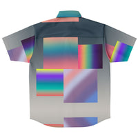 Gradient Squares Button Down Shirt