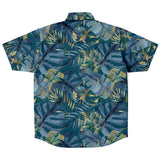 Hawaiian Leaf Pattern Button Down