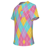 Color Palette Argyle Pocket T-shirt