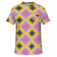 Psychedelic Gradient Pocket T-Shirt