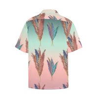 Pampas Grass Hawaiian Shirt with Chest Pocket