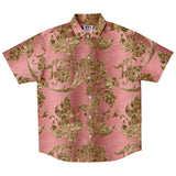 Gold Leaf Pattern Button Down