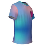 Psychedelic Gradient Pocket T-shirt