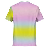 Iridescent Gradient Pocket T-Shirt