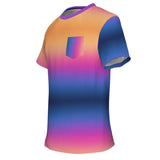 Sunset Gradient Pocket T-shirt