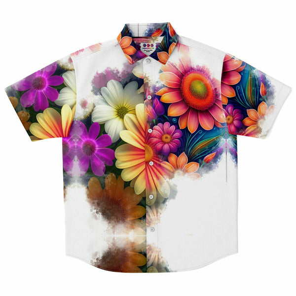 Spring Flower Button Down Shirt