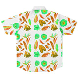 Neon Tropical  Pattern Button Down