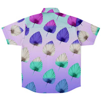 Pride Leaf Pattern Button Down