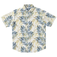 Hawaiian Leaf Pattern Button Down