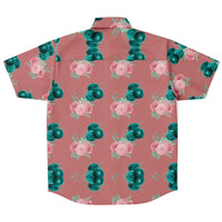 Flower Pattern Button Down Shirt