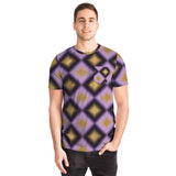 Psychedelic Gradient Pocket T-Shirt