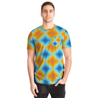 Psychedelic Gradient Pocket T-Shirt